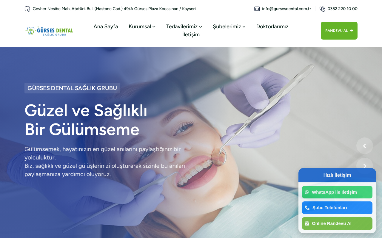 Web sitesi görüntüsü