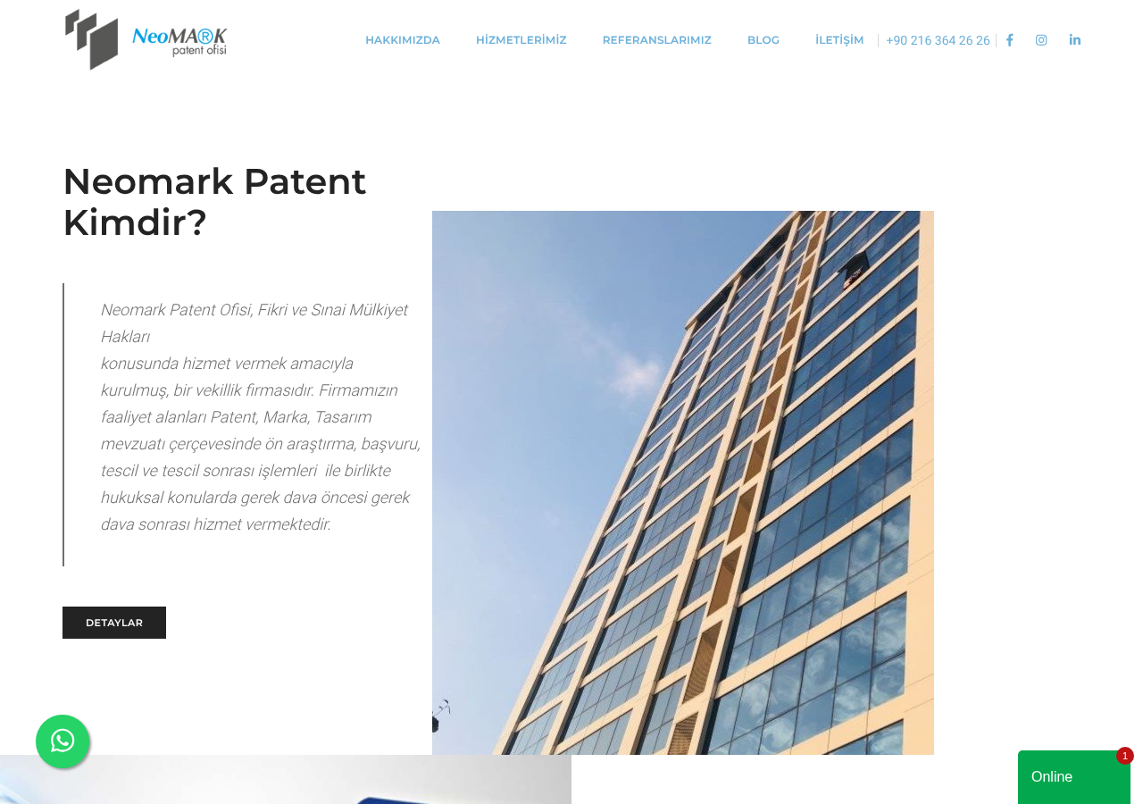 Neomark Patent Marka Tescil ve Patent Hizmetleri Çekmeköy Marka Tescil