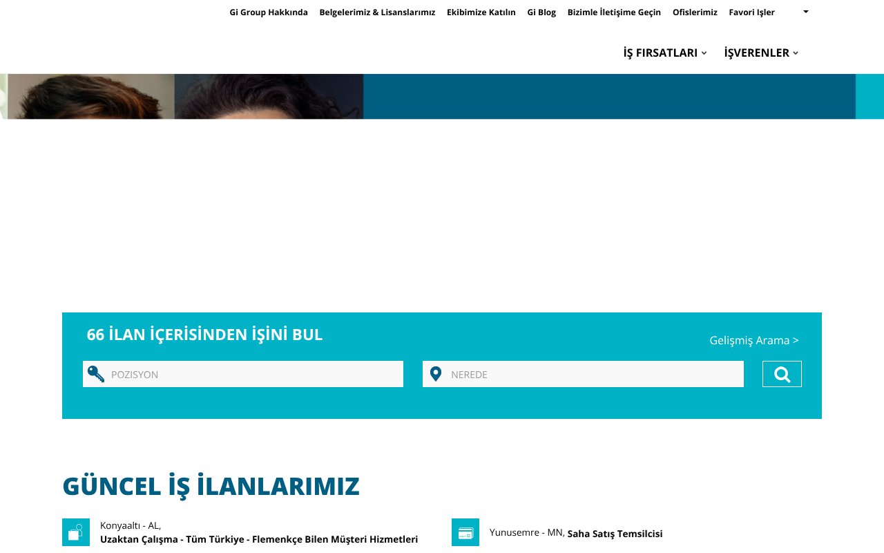 Web sitesi görüntüsü