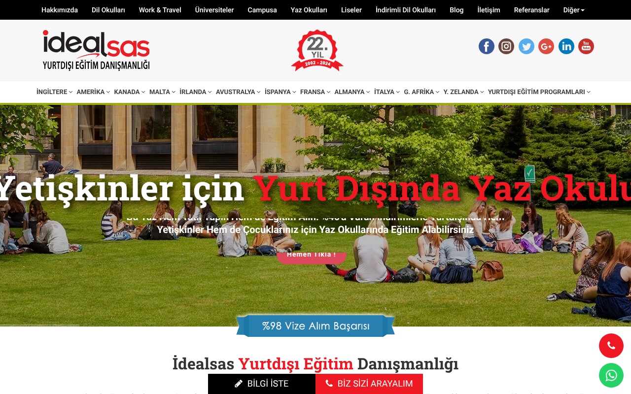 Yurtdışı Eğitim & Yurtdışı Eğitim Danışmanlığı — Site Report