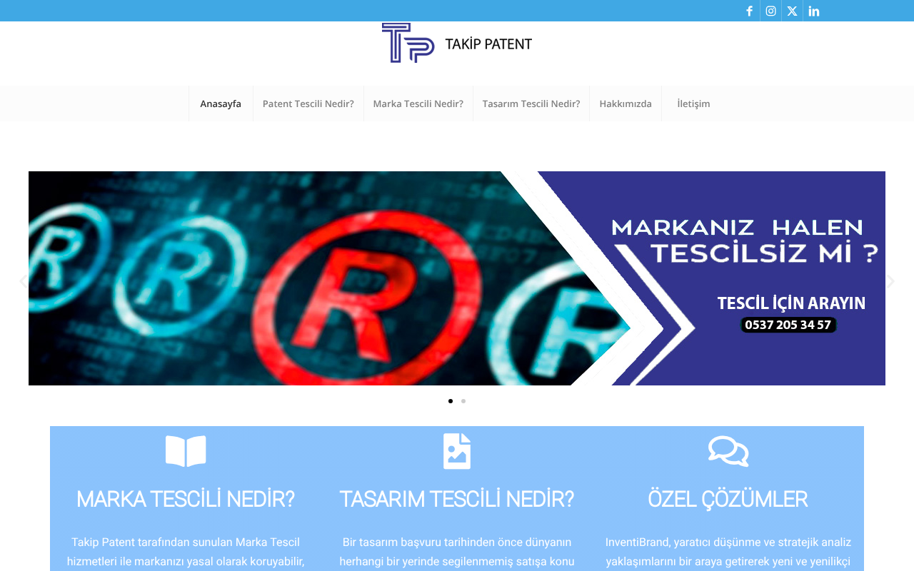 Takip Patent screenshot