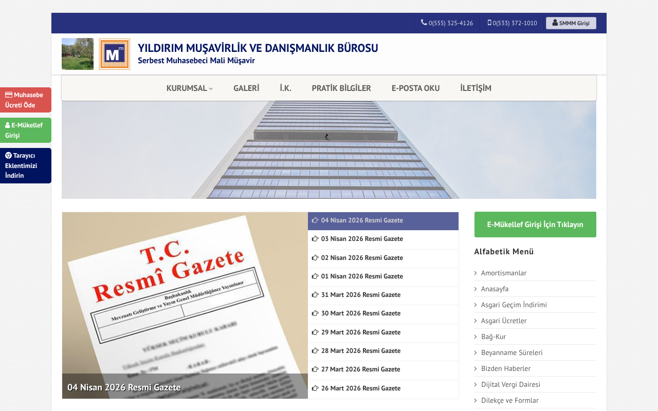 Web sitesi görüntüsü