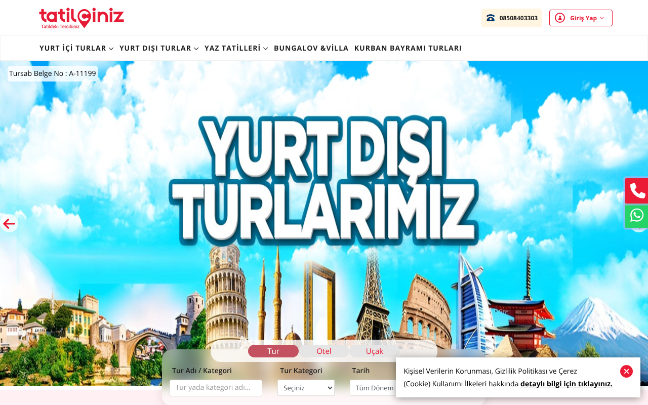 Web sitesi görüntüsü