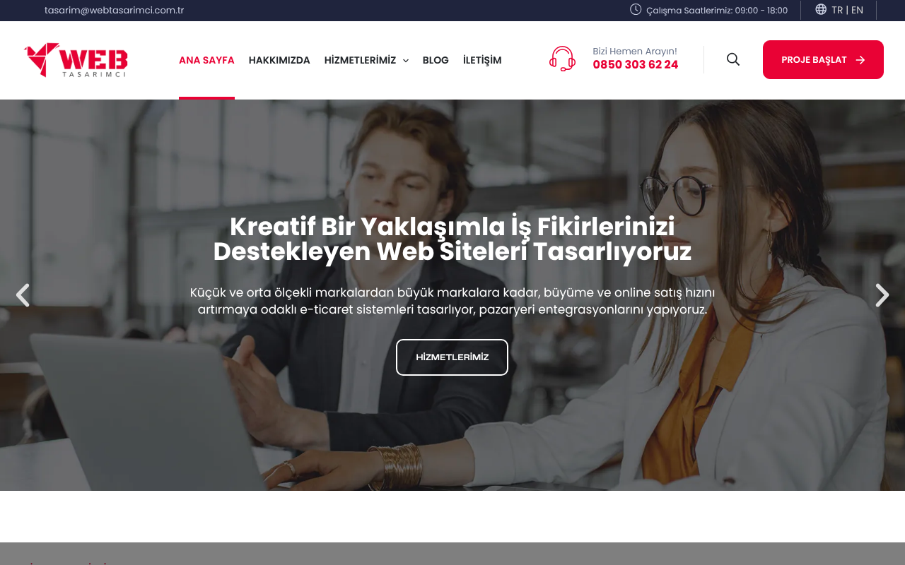 Web Tasarımcı — Site Report
