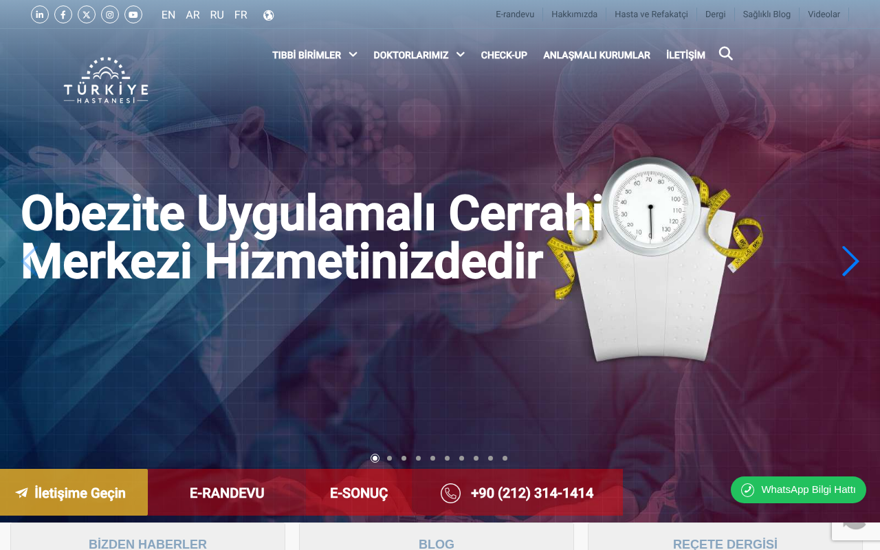 Türkiye Hastanesi — Web Directory