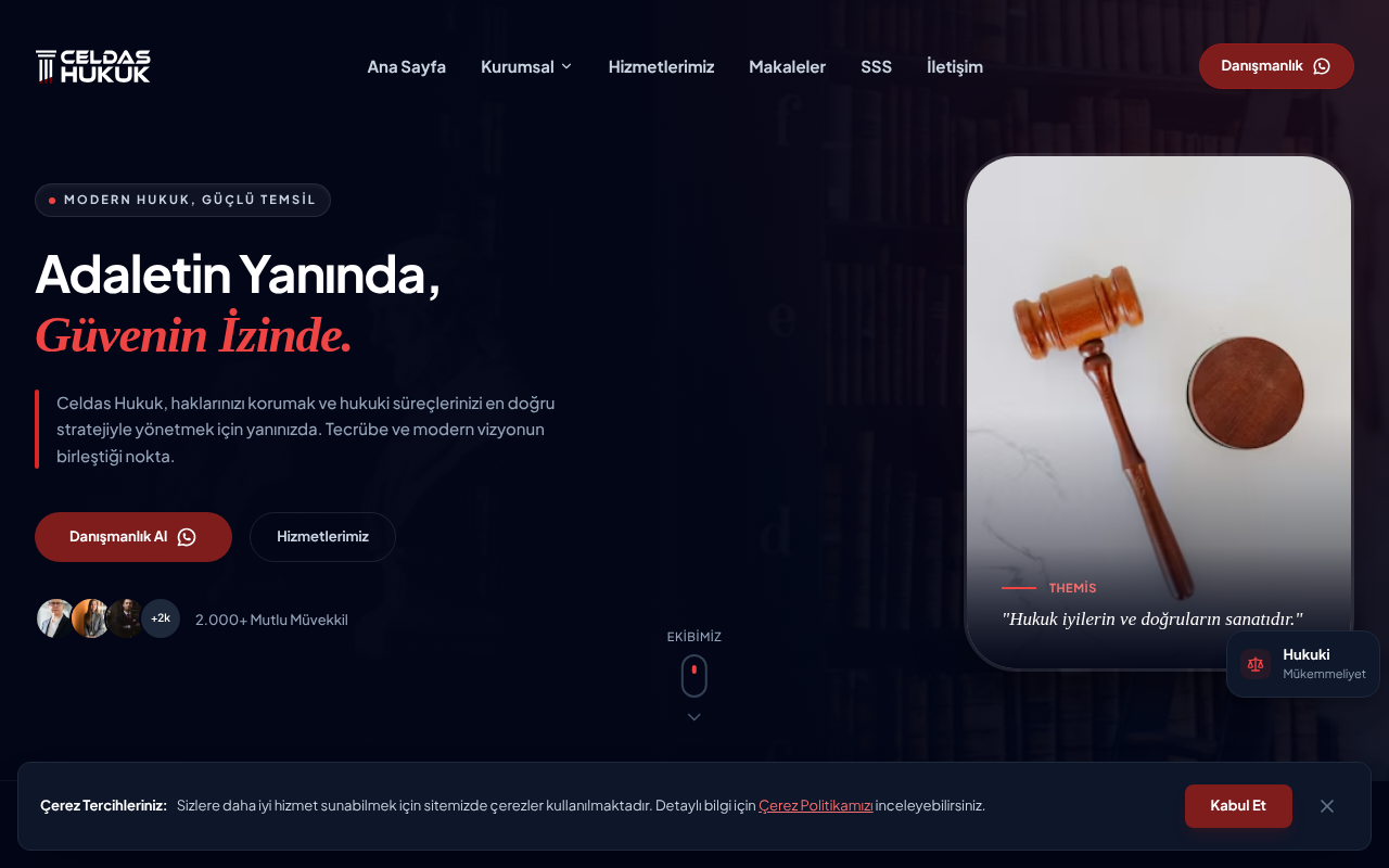 Celdas Hukuk Bürosu screenshot