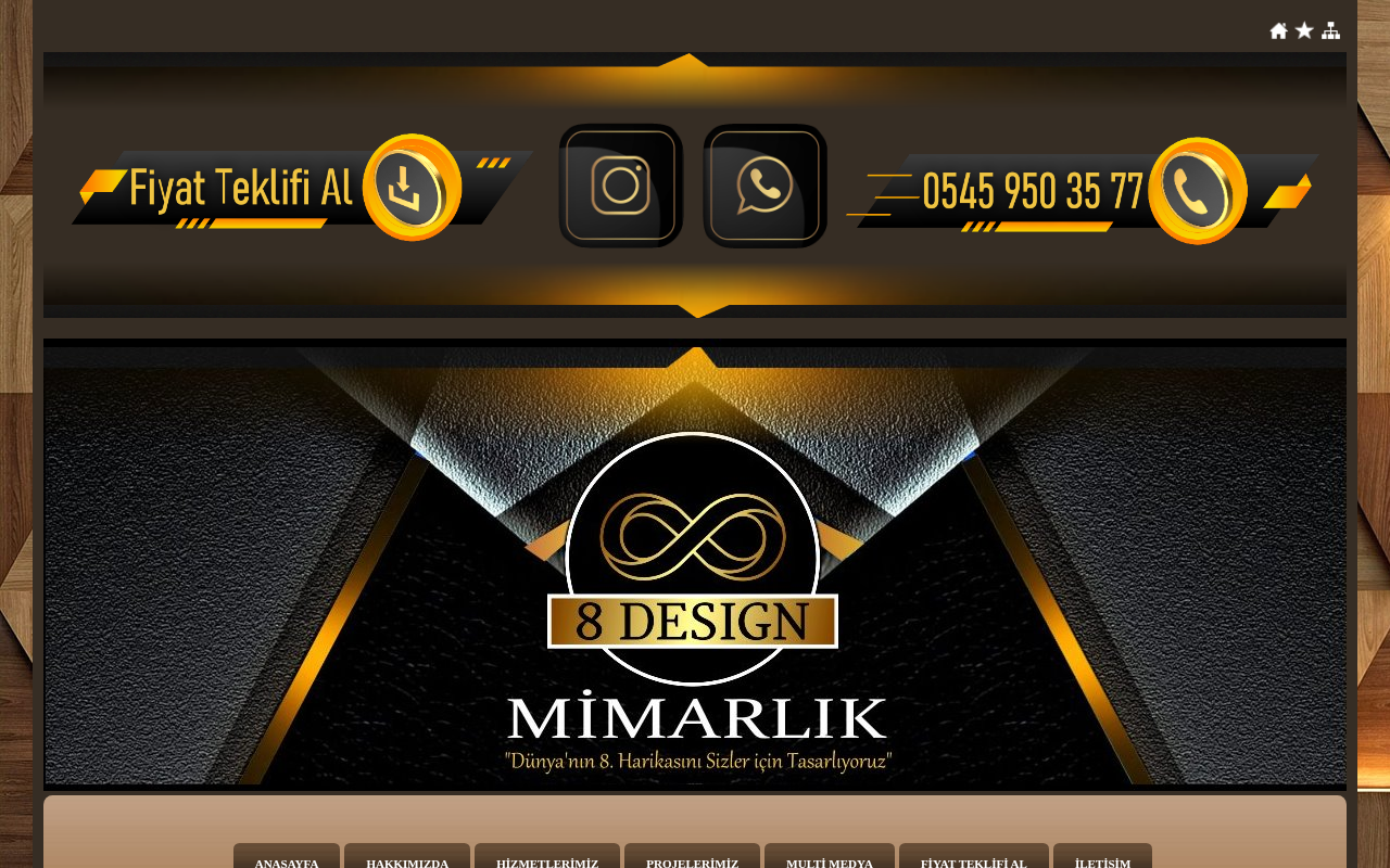 8 DESİGN MİMARLIK OFİSİ PENDİK İSTANBUL Mimar Mehmet Kaya screenshot