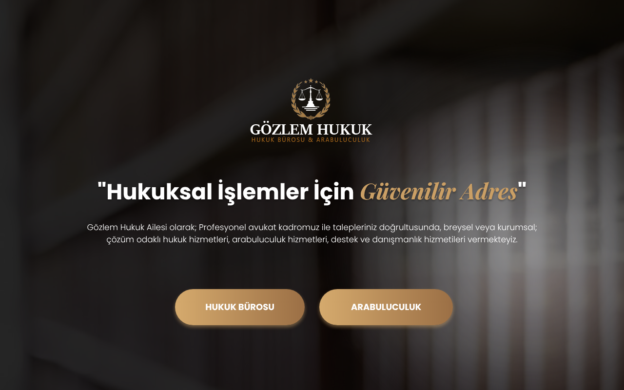 Gözlem Hukuk Bürosu ve Arabuluculuk screenshot