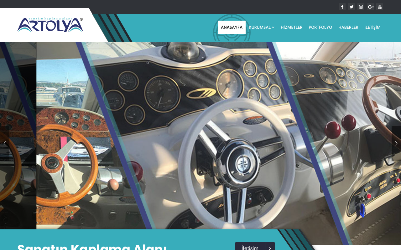 Artolya, iç trim boyama, jant boyamaları, jant kaplamaları, karbon uygulamaları, maun kaplamaları, motor trimleri, tekne kaplamaları, titanyum uygulaması — Site Report