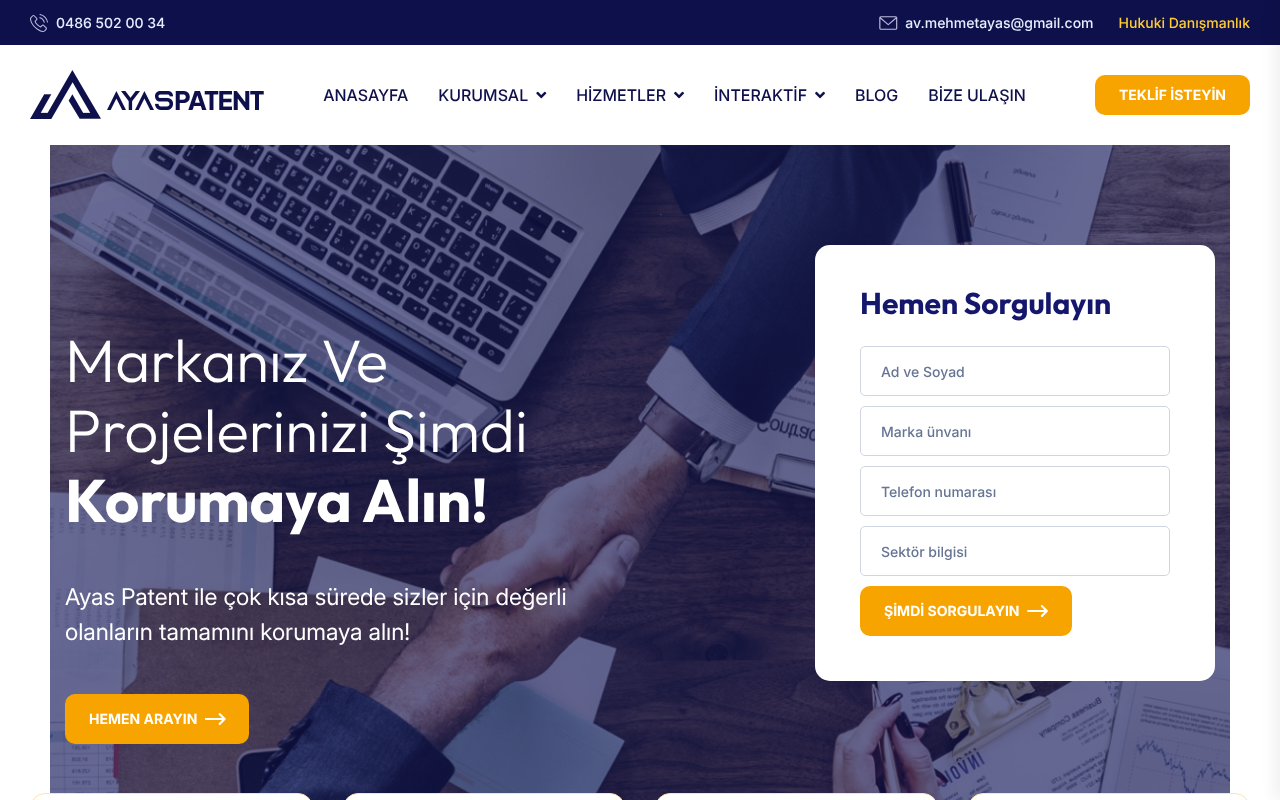 Web sitesi görüntüsü