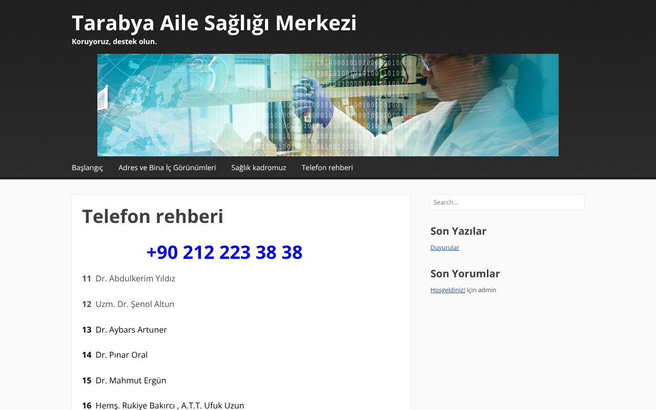 Web sitesi görüntüsü