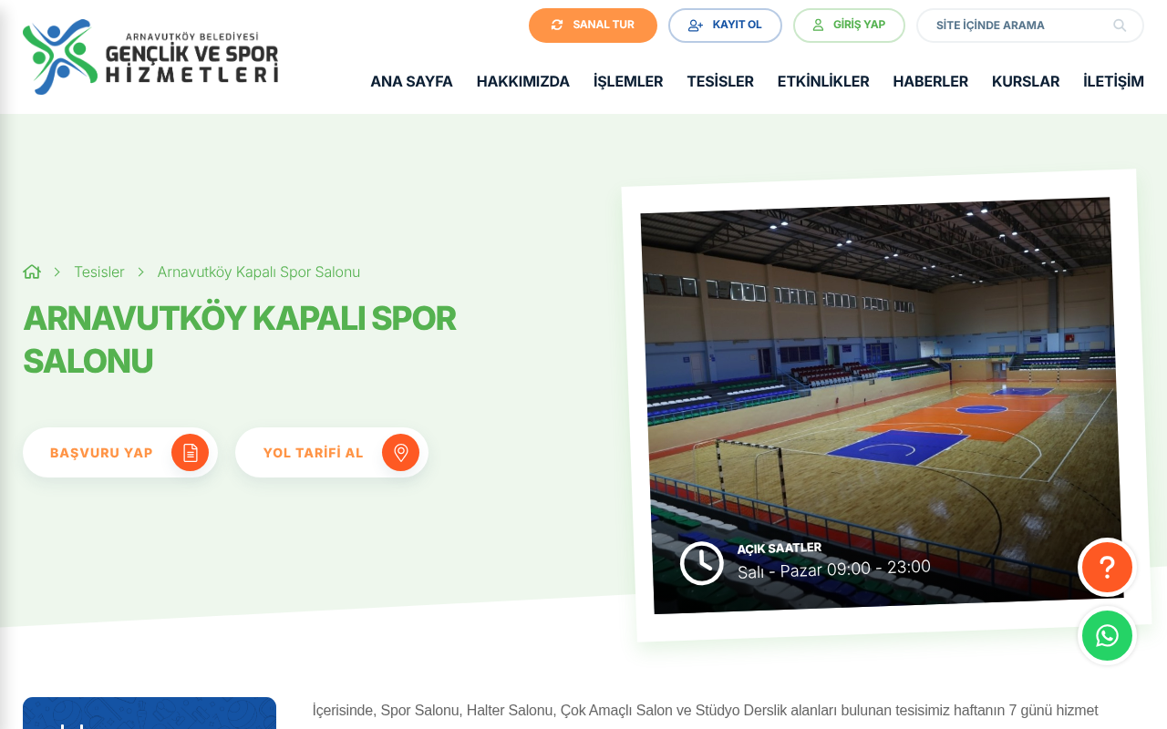 Arnavutkoy Belediyesi Gençlik ve Spor Müdürlüğü