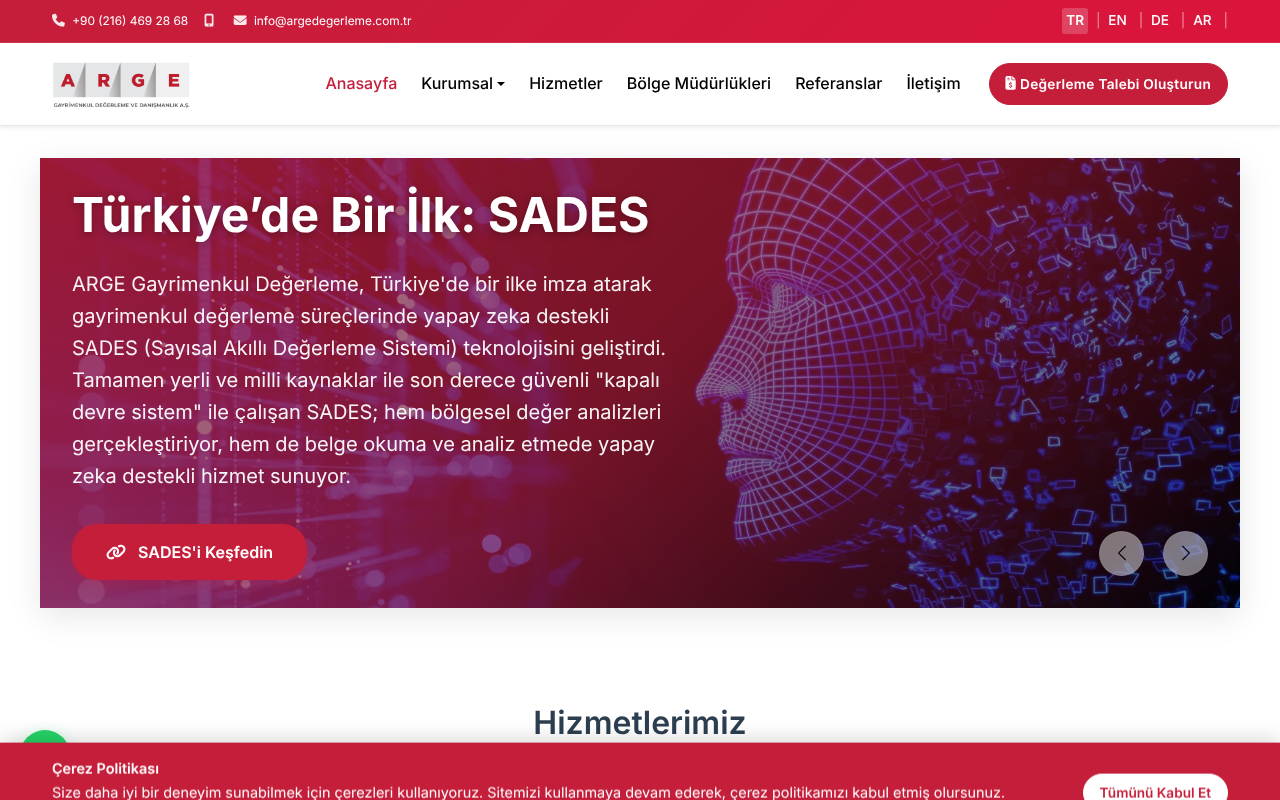 Arge Gayrimenkul Değerleme ve Danışmanlık A.Ş. — Web Directory