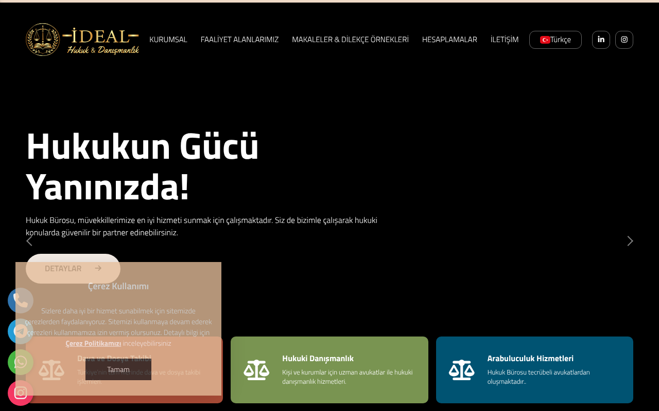 İdeal Law Firm screenshot