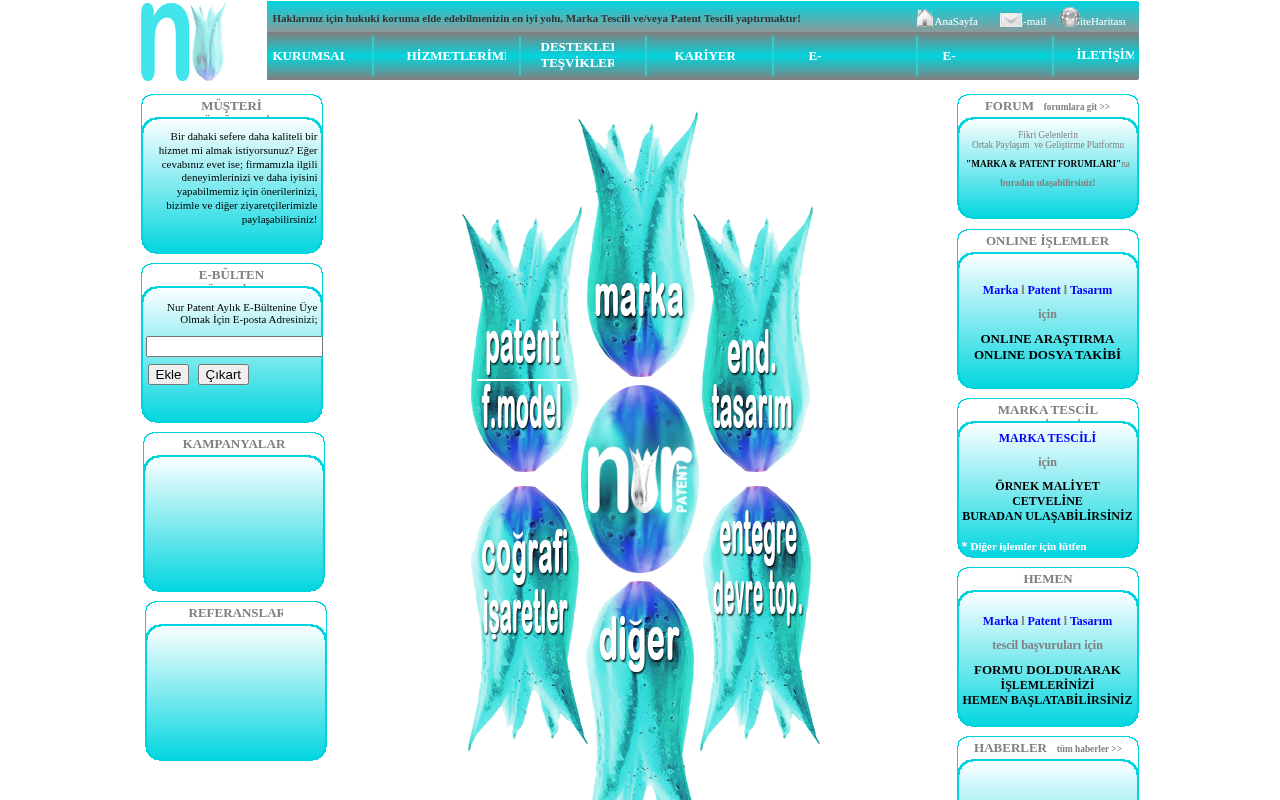 NUR PATENT screenshot