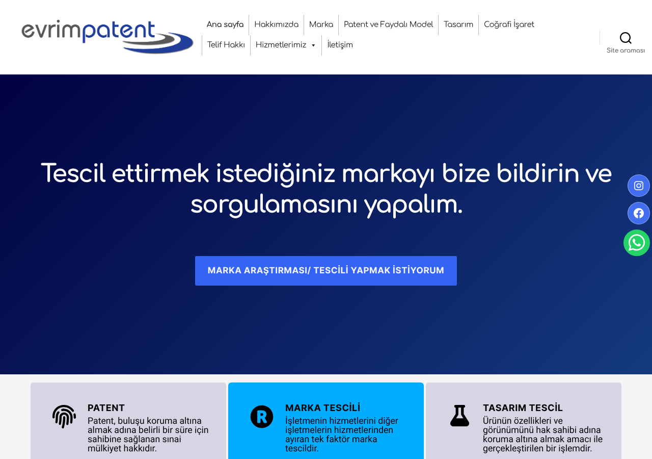 Evrim Patent