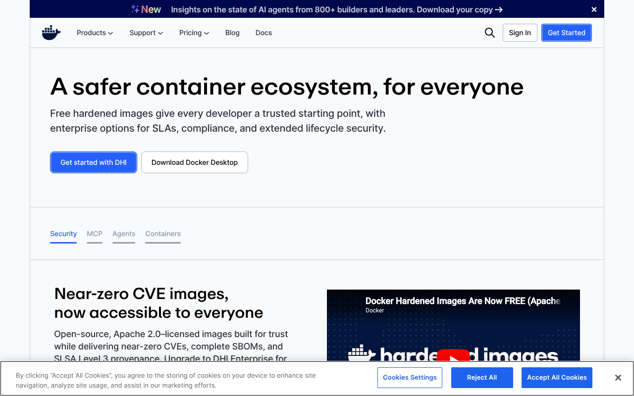 Docker screenshot