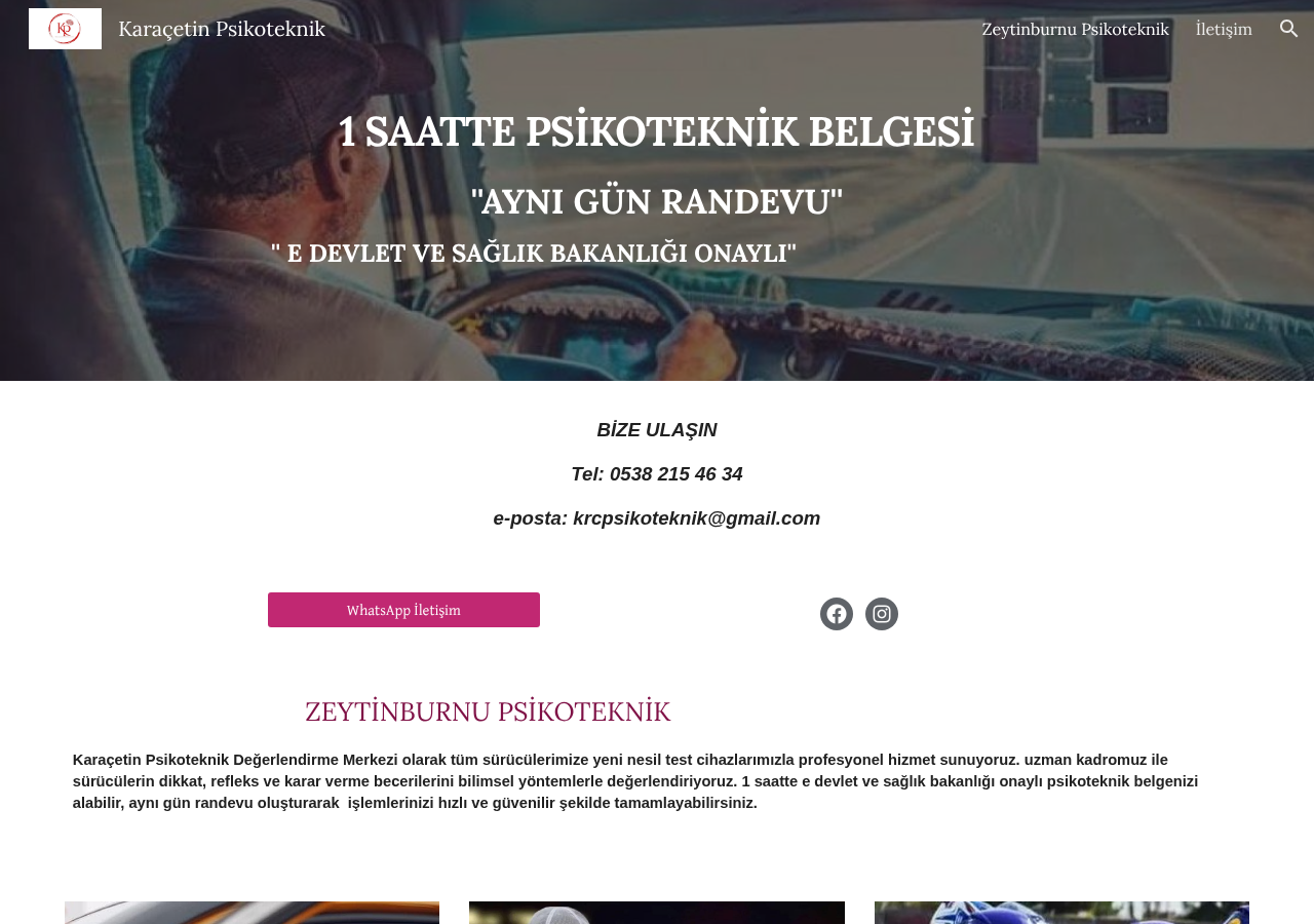 Karaçetin Psikoteknik