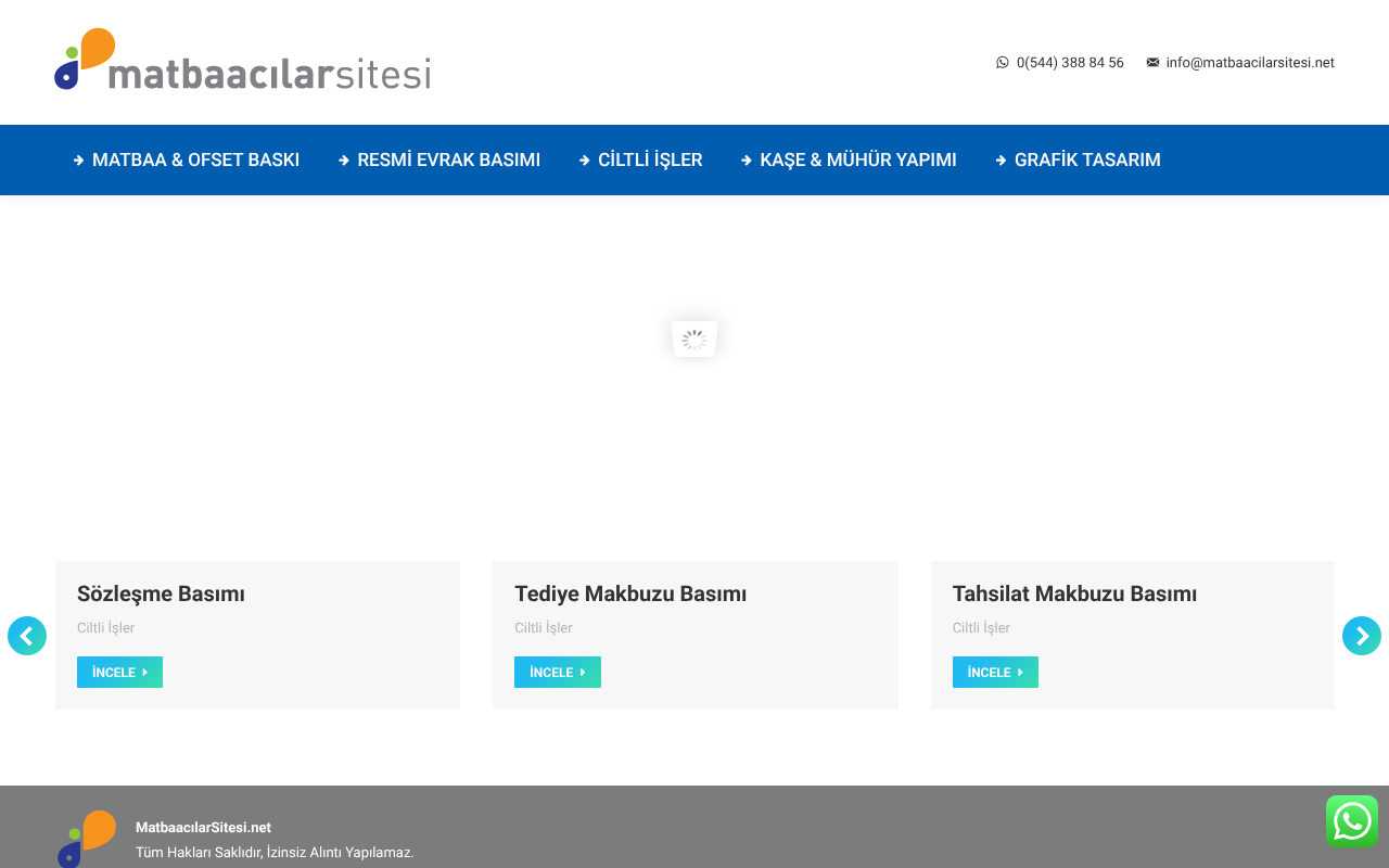 Web sitesi görüntüsü