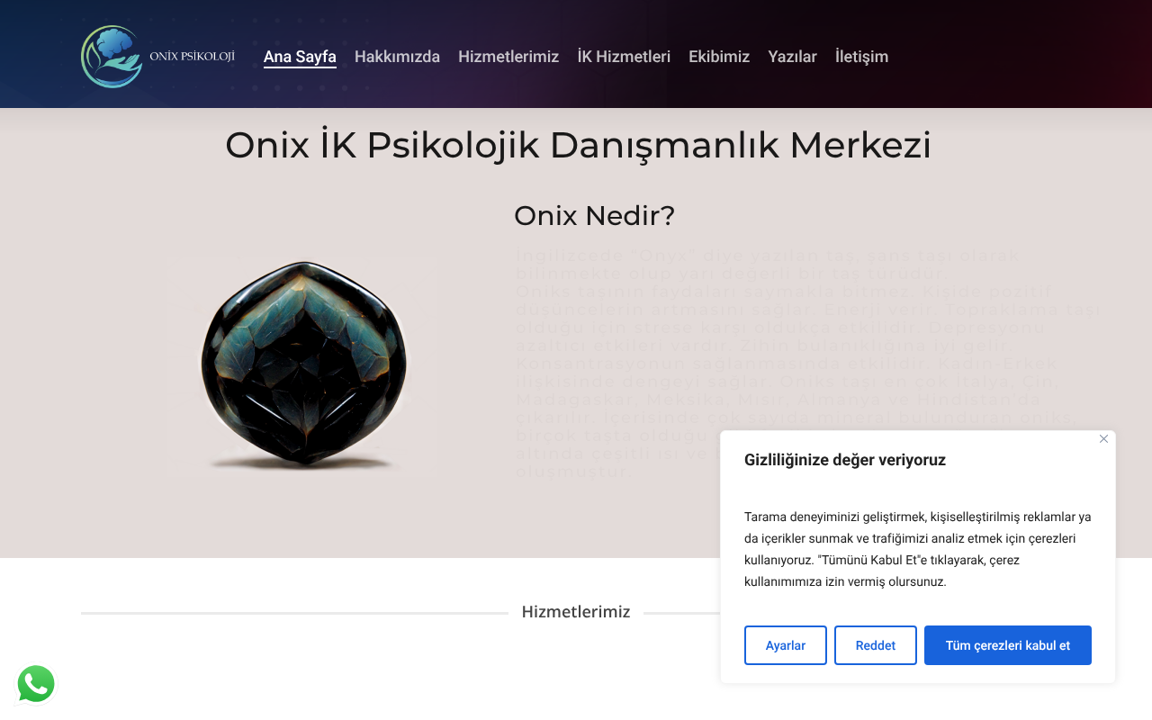 Onix İK Psikolojik Danışmanlık Merkezi — Web Directory