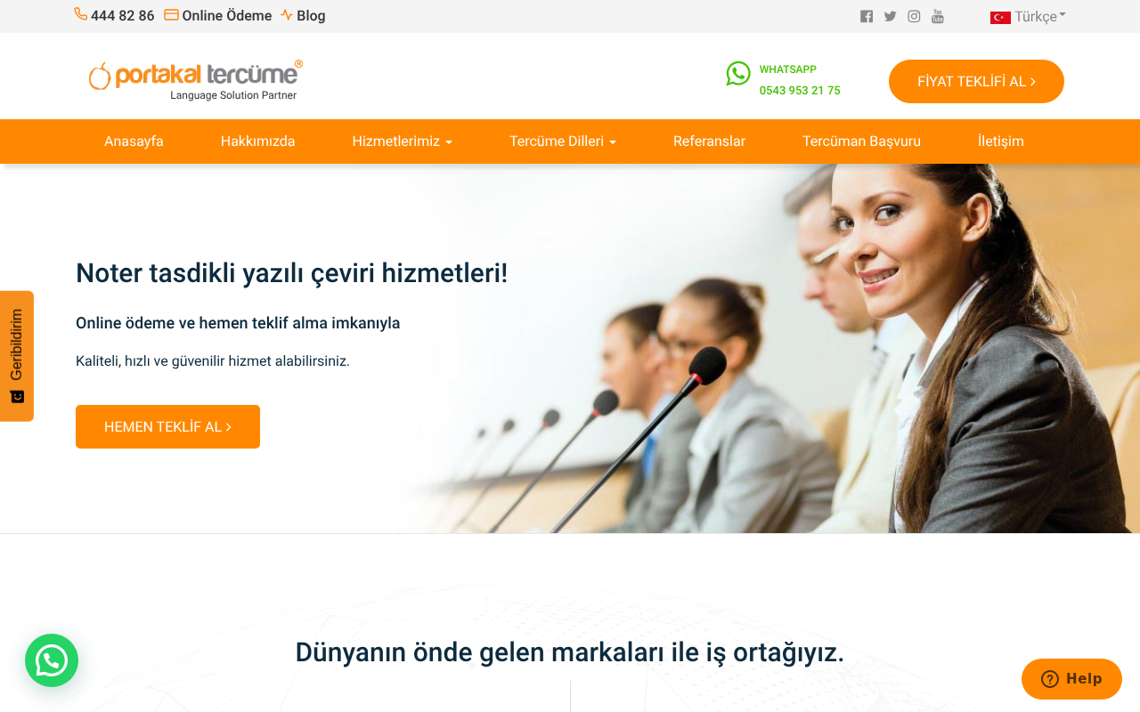 Portakal Tercüme Hızlı ve Güvenilir Çeviri Hizmetleri — Web Directory