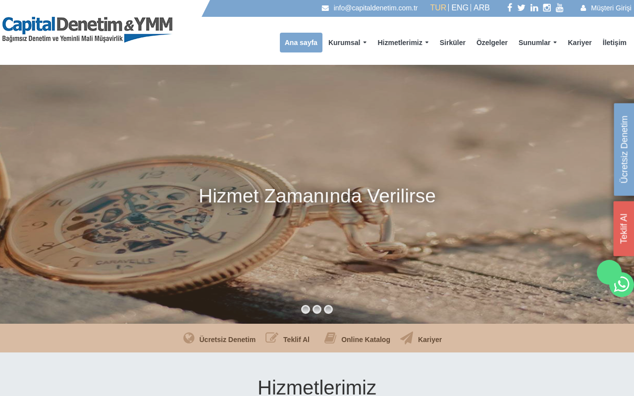 Capital Denetim & YMM Yeminli Mali Müşavirlik İstanbul screenshot