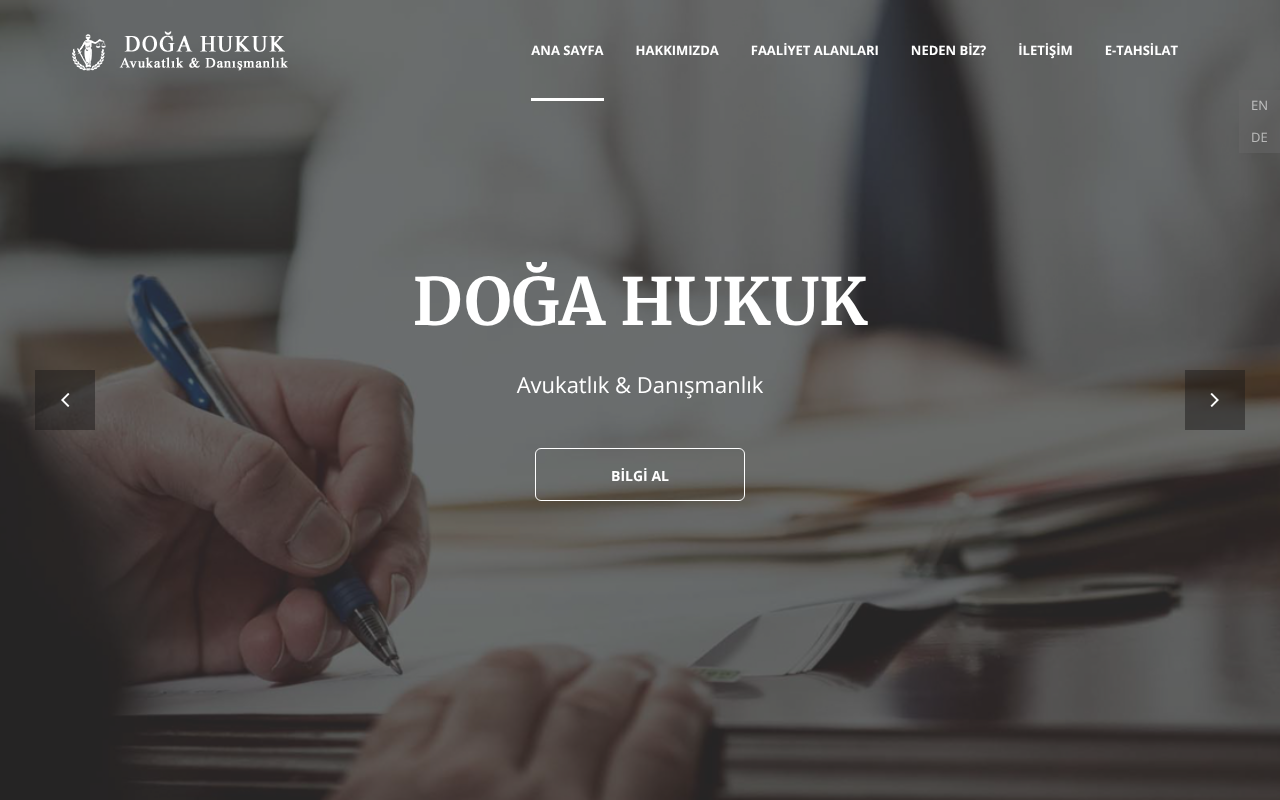 Doğa Hukuk Avukatlık & Danışmanlık screenshot