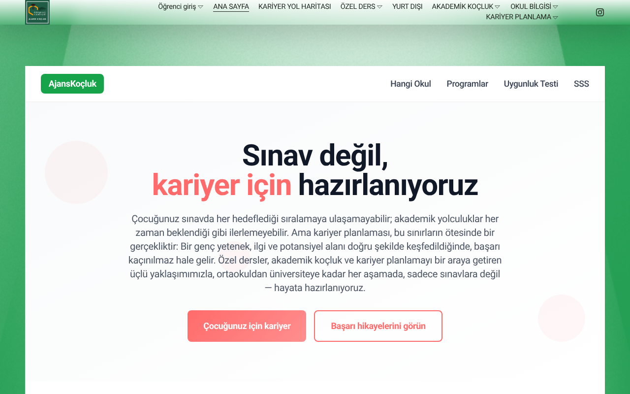 AJANS KOÇLUK öğrenci kariyer ofisi — Web Directory