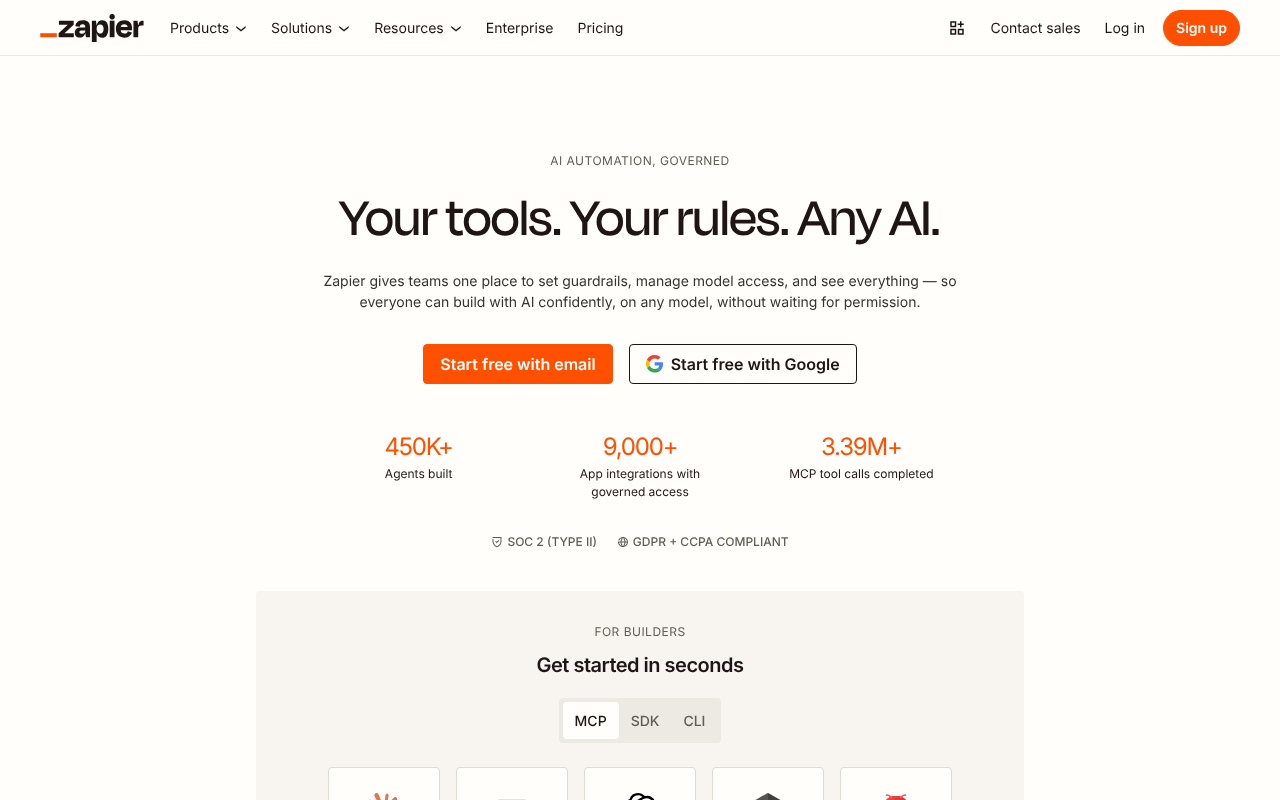 Zapier screenshot