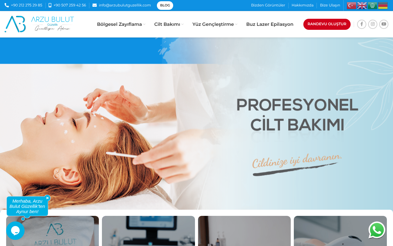 Arzu Bulut Güzellik — Web Directory