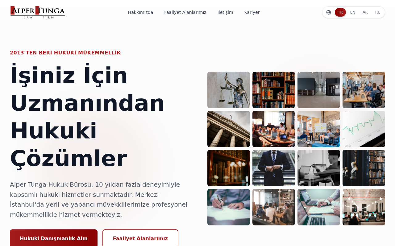 Alper Tunga Hukuk Bürosu screenshot