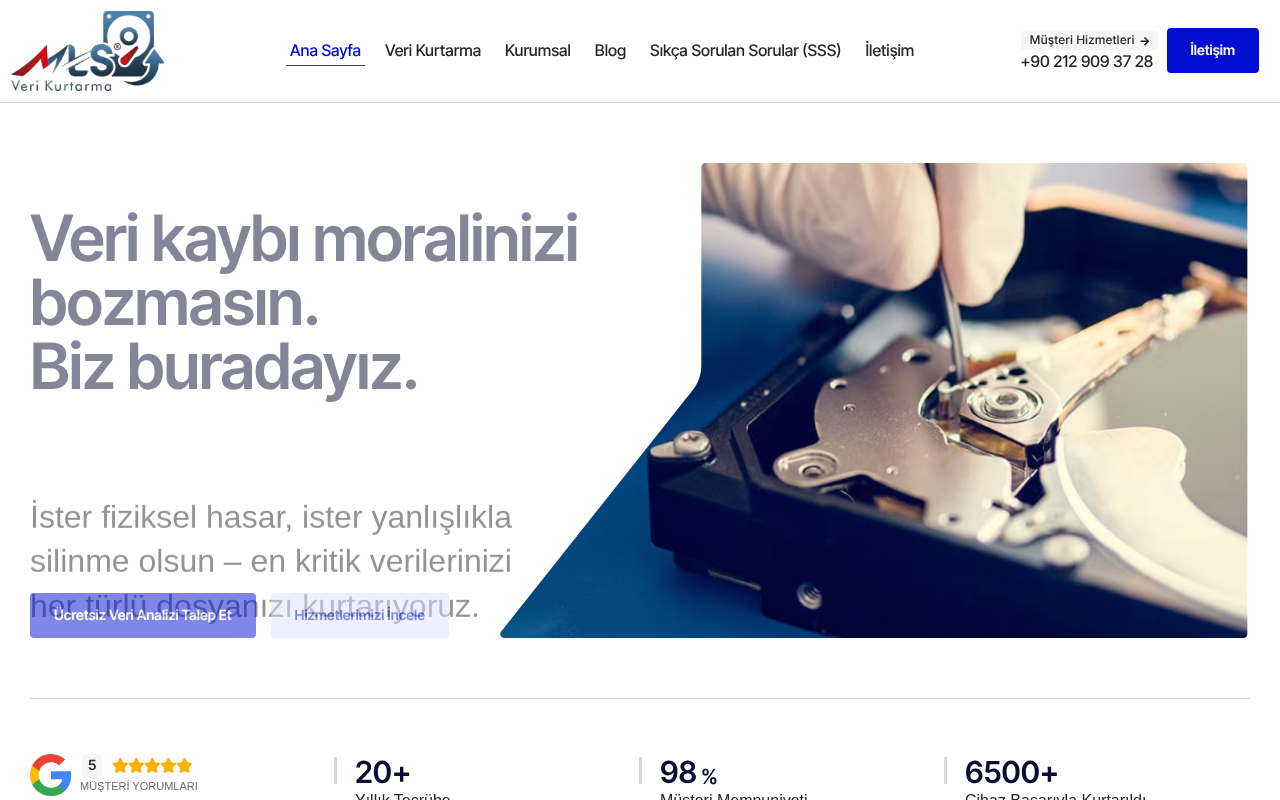 Web sitesi görüntüsü