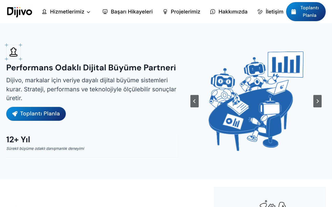 Dijivo: Performans Odaklı Dijital Pazarlama Ajansı screenshot