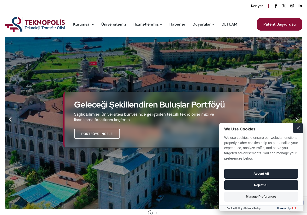 Web sitesi görüntüsü