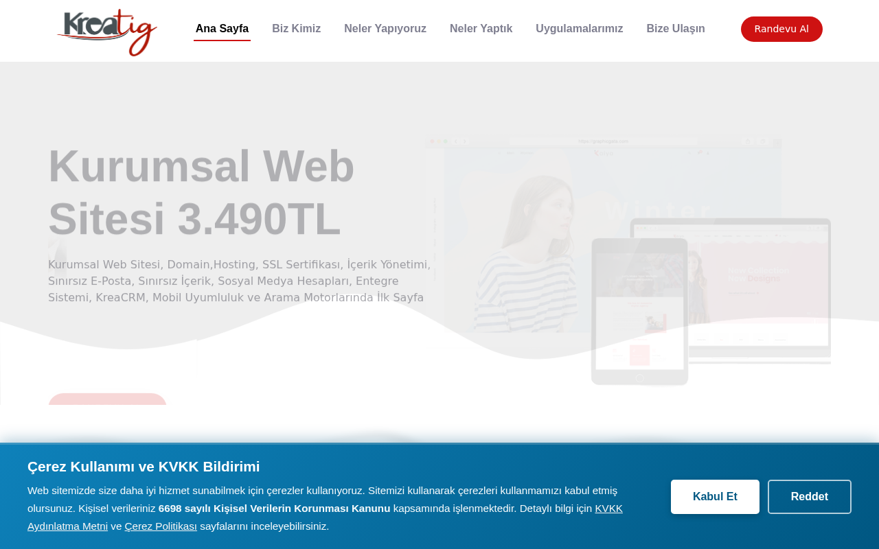 Kreatig Dijital Pazarlama Ajansı screenshot