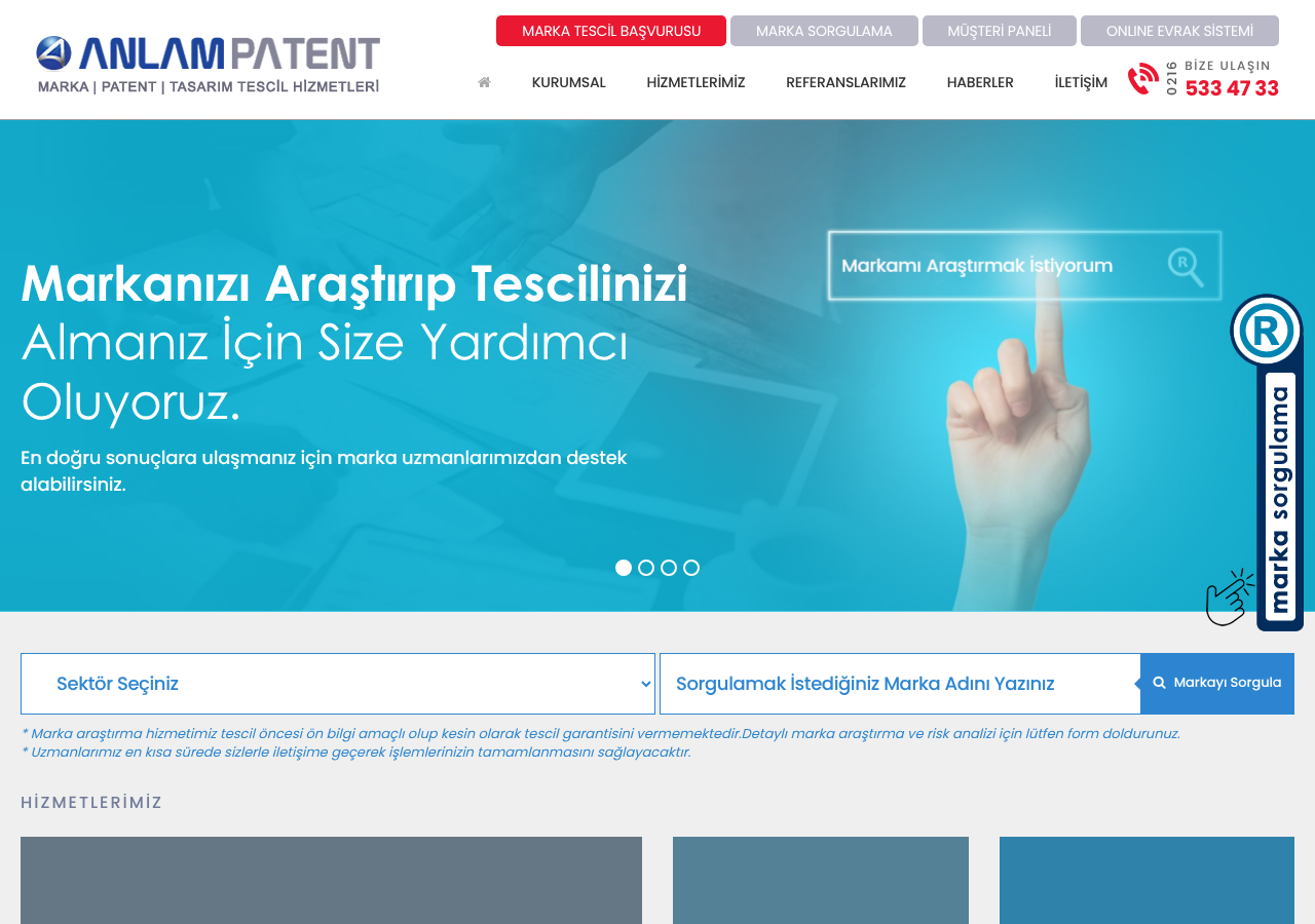 Web sitesi görüntüsü